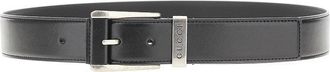 Gucci Leather belt with logo Man 105