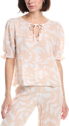 Michael Stars Genevieve Printed Top