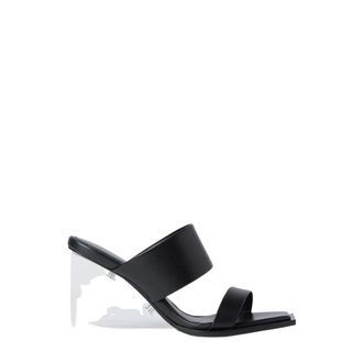サンダル・ミュール Alexander Mcqueen Twisted Armadillo Sandal in Black Alexander McQueen Women's Twisted Armadillo Sandal in Black