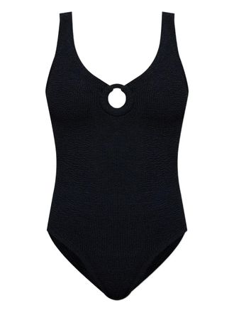 Hunza G Celine covered hoops swimsuit - Black