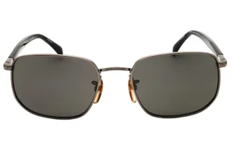 David Beckham Polarized Metal Sunglasses - Silver