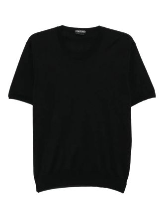 Tom Ford crew neck cotton T-shirt - Black