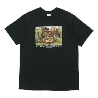 SUPREME SS20 Week 1 Masterpieces Tee landscape Printing Short Sleeve Unisex Black SUP-SS20-325
