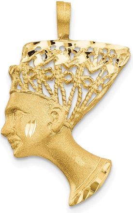 Diamond2Deal 10k Yellow Gold Nefertiti Pendant