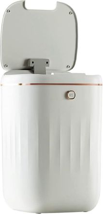 OEM Cubo De Basura El&eacute;ctrico Inteligente, 20 Litros, Impermeable, Con Inducci&oacute;n Autom&aacute;tica, Para Cocina, Ba&ntilde;o Y Aseo, Color Blanco