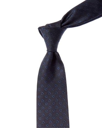 Gucci Horsebit Jacquard Silk Tie