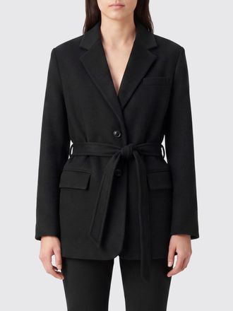 Semicouture Coat Woman color Black
