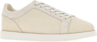 Brunello Cucinelli Mens Ivory Suede Sneakers Ckb90