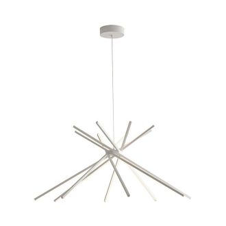Fan Europe Sospensione SHANGHAI in alluminio bianco 56W 4000K (Luce naturale)