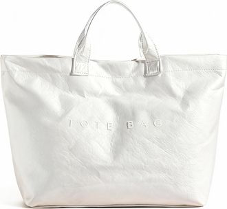 Generic Christmas Plaid PVC Tote Bag for Women Letters Print Tote Bag Plastic Handbag with Tops Handle (E)