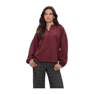 Selected Dames, Blouses & Shirts, Rood, Maat: XS