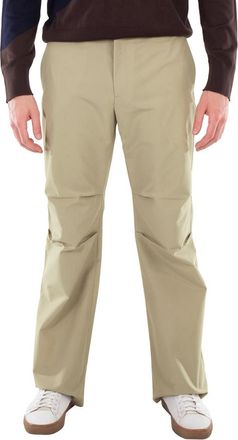Ferragamo Logo-Patch Cotton Cropped Trousers, Brand Size 48 (US Size 32)
