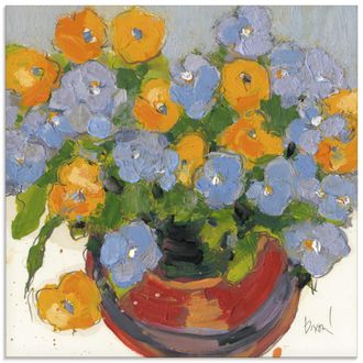 Artland Glasbild »Gepflanzte Blume I« 1 Stk. tlg. in verschiedenen Grössen