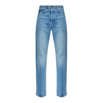 Frame Denim Straight Jeans, female, Blue, Size: W25 Vintage-Effect Jeans