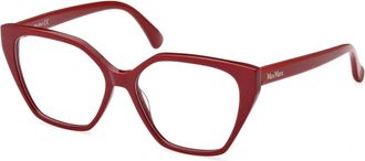 Max Mara Mm 5085 Optisch Montuur - unisex - Brillen - Rood - 55 MM - Accessoires