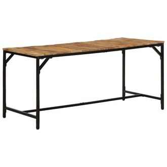 vidaXL Vidaxl - Tavolo Da Pranzo 160x80x75 Cm In Legno Massello Di Mango Grezzo