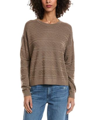 Splendid Georgie Pointelle Cashmere-Blend Sweater
