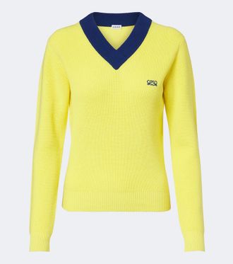 Loewe Double L cotton and wool sweater