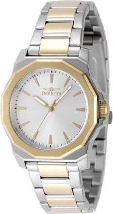 Invicta Speedway 49088 Dames Horloge - Quartz Uurwerk - Roestvrij Staal met zilveren Wijzerplaat - 34mm