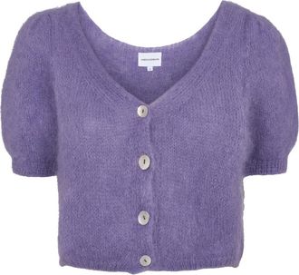 Americandreams Harper Cardigan - Dames - Vesten - Paars - L - Wol - Truien & Vesten
