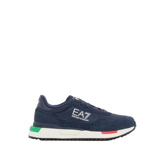 Emporio Armani Sneakers - Heren - Sneakers - Blauw - 40 EU - Leer - Schoenen
