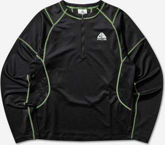 Nike ACG Vault Dri-FIT Long-Sleeve Top Black / Mean Green