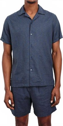 Rails Atlas Short-Sleeve Shirt In Navy Cedar Vertical