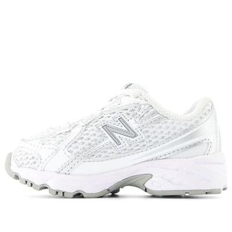 New Balance (TD) New Balance 740 White Metallic Silver IZ740WM