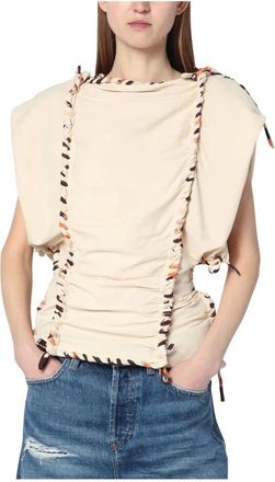 Isabel Marant Mujer, Blusas y Camisas, Beige, Talla: 2XS