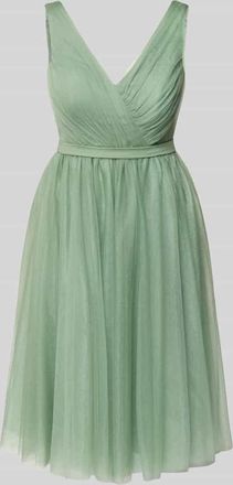Troyden Collection Cocktailkleid mit V-Ausschnitt in Mint, Gr&ouml;&szlig;e 32
