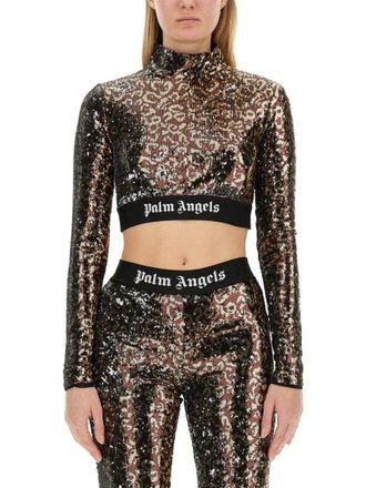 Palm Angels Sequined Top