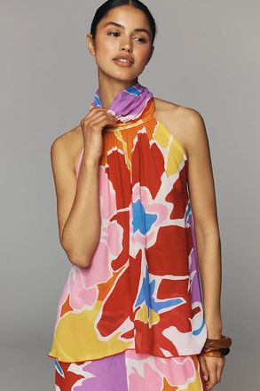 S/W/F High-Neck Flare Top