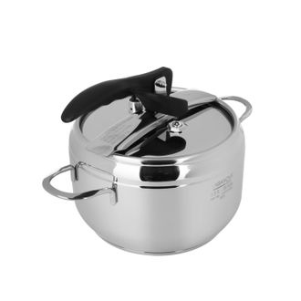 KASANOVA Pentola a pressione 3,5 L in acciaio inox