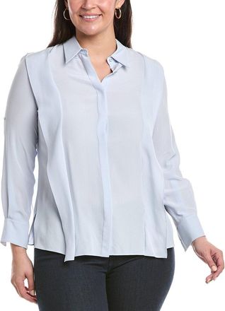 Akris Ruffle Silk Top