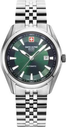 Swiss Alpine Military Admiral Elite Horloge - Heren - Horloges - Groen - ONE Size - Accessoires