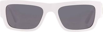 Versace Dark Gray Rectangular Mens Sunglasses VE4416U 314/87 53
