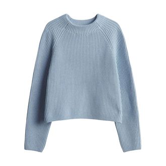 OPUS Ponusa Pullover - Dames - Truien - Blauw - Maat: L Katoen