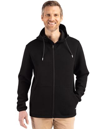 Cutter & Buck Roam Epic Comfort Recycled Mens Full Zip Hooded Jacket