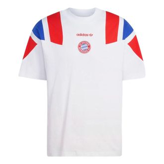 adidas FC Bayern M&uuml;nchen EQT T-Shirt Asia Sizing White Red Semi Lucid Blue KG2290