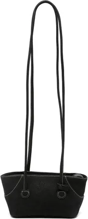 Margesherwood Small Boat Contrast-stitch Leather Shoulder Bag
