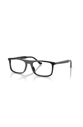 Ray-Ban 55mm Rectangle optical glasses in Black at Nordstrom