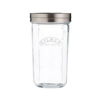 Kilner Sifter Jar Set, 0.5L Glass Baking Shaker with Mesh Lid and Cap in Clear at Nordstrom