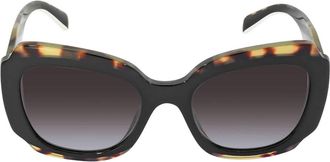 Prada Dark Gray Irregular Ladies Sunglasses PR 16YS 01M0A7 52