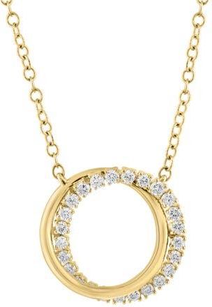Effy Lab-Grown Diamond Pendant Necklace in Gold at Nordstrom Rack, Size 18