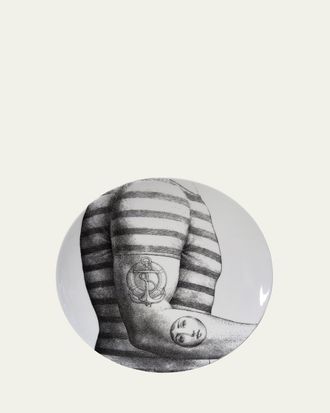 Fornasetti Tema e Variazioni n.215 Tattoo on Arm Wall Plate