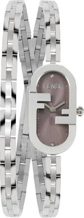 Fendi Fendi Womens Olock Diamond Watch