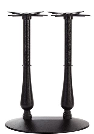 Netfurniture Ballad Black Cast Iron Elabra Table Base
