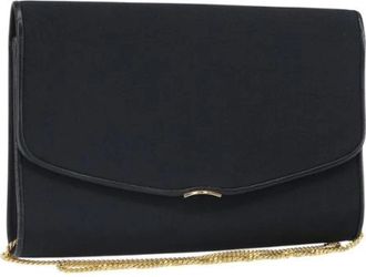 Gucci Pre-owned Nylon Clutch - Dames - Vintage Clutch - Zwart - ONE Size - Nylon - Vintage