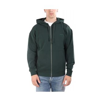 HUGO BOSS Heren, Sweatshirts & Hoodies, Groen, Maat: XL Katoen