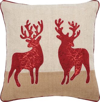 Safavieh Holiday Reindeer Pillow